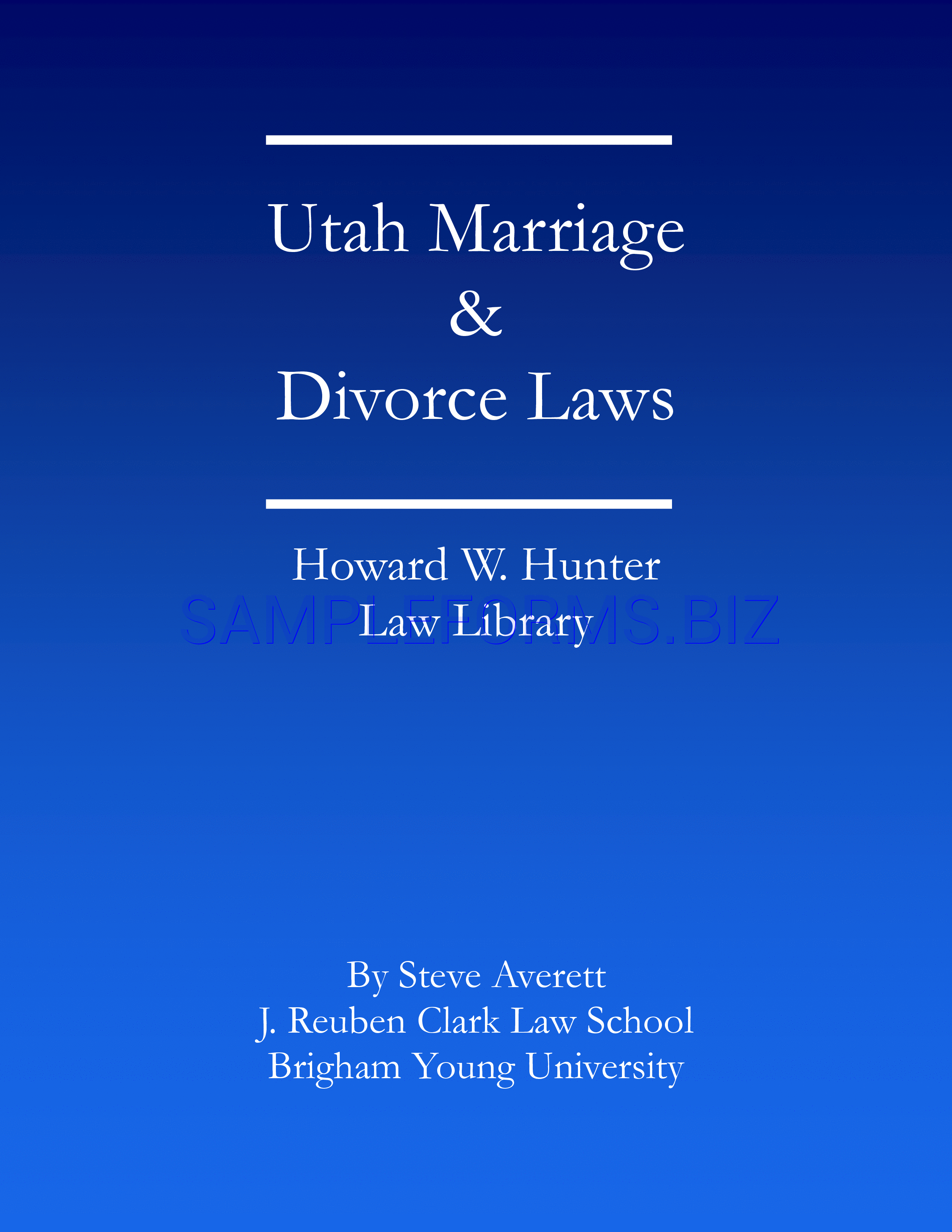 Preview free downloadable Utah Divorce Forms in PDF (page 1)